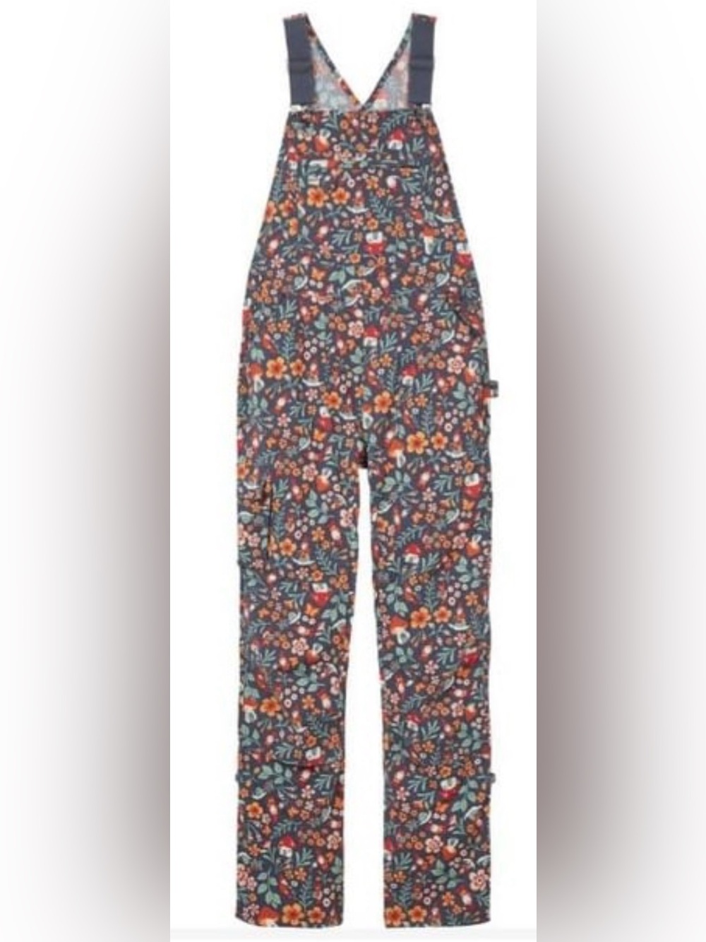 Duluth Trading Co. Heirloom Gardening Overalls - Garden Gnome Print Size Small